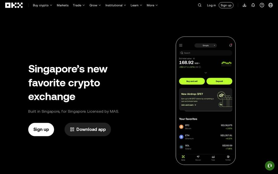 OKX cryptocurrency exchange — futures markets overview